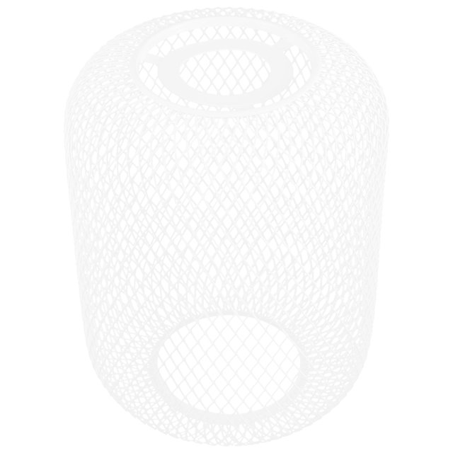 FUTUREORYY 1Pack White Cylinder Iron Mesh Lampshade For Pendant Light Diffusion 11.4*5.5*5.5in
