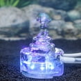 thumbnail image 4 of Luz burbujeadora para pecera, lámpara LED sumergible decorativa con degradado colorido, piedra de aire para acuario, enchufe del Reino Unido, 100-240V, 4 of 5