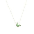 thumbnail image 2 of Collar de mariposa multicolor de moda para mujer Colgante de cadena de clavícula de cristal Wmkox8yi  sjalhkljlk5962, 2 of 3