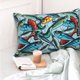 thumbnail image 4 of Fotbe Colorful Fishing Baits Funda de Almohada Decorativa Estilo Occidental, Lujo en Algodón, Fundas para Almohadas King, Cojín Estampado para Decoración del Hogar-16"x24", 4 of 6