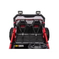 thumbnail image 4 of iRerts 36V Powered Ride on Toys for Big Kids, 2 Seater Ride on Cars with Bluetooth, Music, 4 Wheels Spring Suspension, Kids Car Electric Ride on Vehicles for Boys Girls Ages 6+, Red, 4 of 8