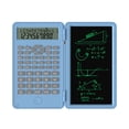 thumbnail image 2 of Calculadora científica con tablero de escritura borrable, 240 funciones, pantalla LCD de 2 líneas, calculadora de matemáticas financiera plegable, escuela Fivean unisex, 2 of 2