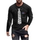 thumbnail image 2 of Blusas y camisas de manga larga y cuello redondo, camisetas casuales de moda para hombre, camisetas deportivas con estampado navideño, camisetas de manga larga, blusas de manga larga y cuello redondo,, 2 of 4