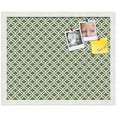 thumbnail image 2 of PinPix ArtToFrames 18x14 Custom Cork Bulletin Board    Poster Board Has a Fabric Style Canvas Finish, Framed in Satin White Frame (PinPix-229), 2 of 5