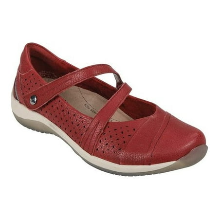 Image of Earth Women s Newton Garnet Leather Mary Janes