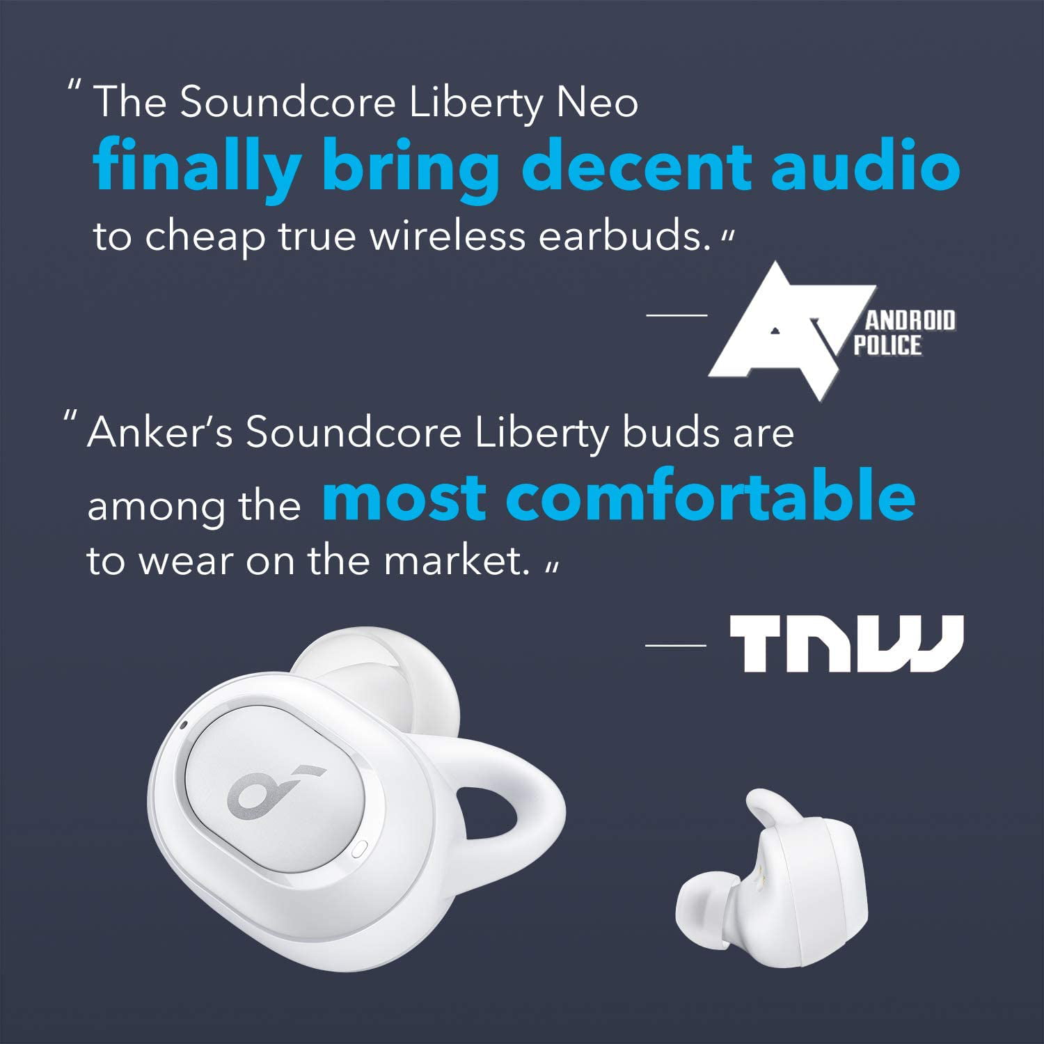 Upgraded,Anker Soundcore Liberty Neo True Earbuds IPX7 Waterproof Stereo Headphones - Walmart.com