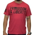 thumbnail image 3 of Rags of Honor All Gender Short Sleeve Patriotic Freedom and Liberty Graphic Tee Shirt, Men's Sizes S-5XL, 3 of 5