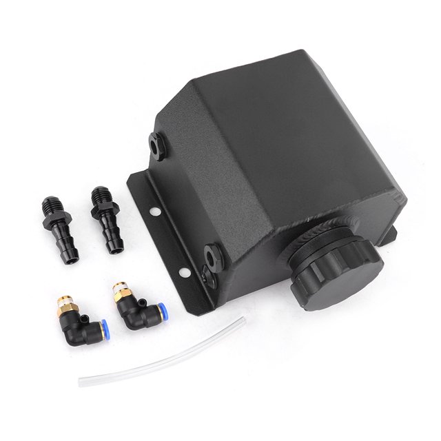 Filfeel Coolant Overflow Reservoir 1L Aluminum Coolant Overflow Tank Bottle Recovery