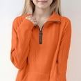 thumbnail image 2 of Coerni Girls and Toddlers' Fleece Half Zip Hoodie Sweatshirt Boys Long Sleeve Oversized Winter Warm Outerwear Trendy Clothes Top, 2 of 8