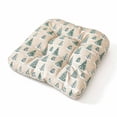 thumbnail image 2 of Christmas U-Shaped Chair Cushions,16"x16"Soft Comfortable Linen Textured Chair Pads Non Slip Seat Cushions for Indoor Dining Room and Kitchen Chairs, 2 of 7