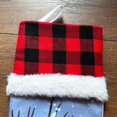 thumbnail image 4 of Adornos navideños Calcetines navideños Anciano muñeco de nieve bolsa de regalo Adornos navideños Calcetines colgante, anciano, venado, muñeco de nieve, oso brillar  Electrónica, 4 of 5