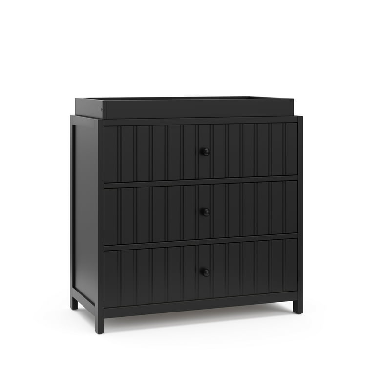 Graco Teddi 3 Drawer Chest with Changing Topper Black Walmart