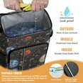thumbnail image 2 of Space Galaxy Insulated Cooler Backpack 20L - Leakproof Soft Cooler Bag for Camping, Beach & Picnic, Fits 26 Cans, Long-Lasting Insulation, Astronaut & Star Constellation Design, 2 of 6