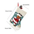 thumbnail image 3 of Miwamany Velvet 3D Cartoon Christmas Stocking Flannel Gift Bag Hanging Ornament for Tree Fireplace Holiday Decor Indoor Winter Festive, 3 of 6