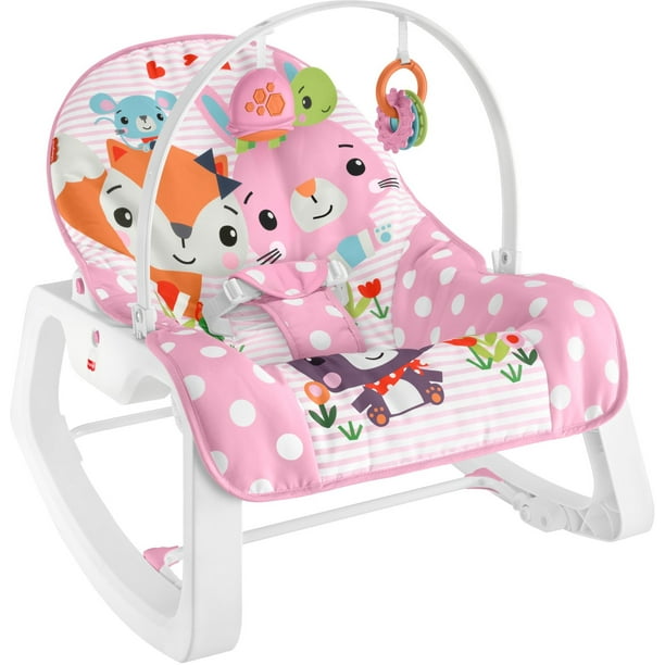 Fisher Price Infant To Toddler Rocker Pink Critters Baby Seat Walmart Com Walmart Com