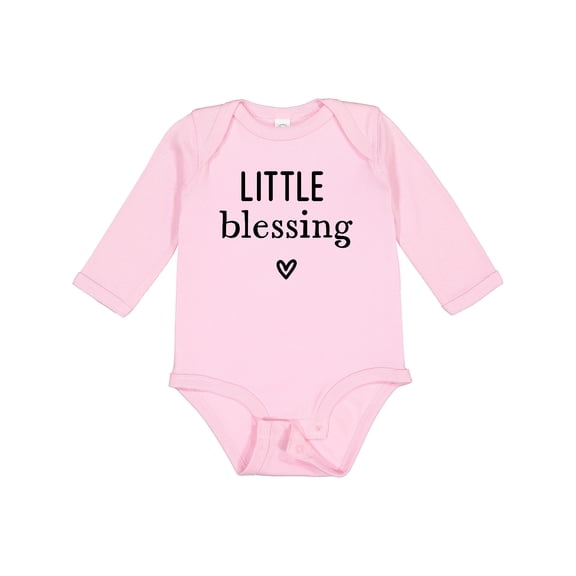 Inktastic Little Blessing Boys or Girls Long Sleeve Baby Bodysuit