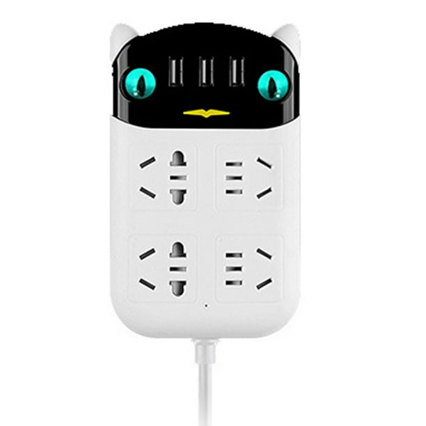 Toma de corriente, regleta de enchufes USB multifuncional tira de alimentación rendimiento probado NikouMX herramienta