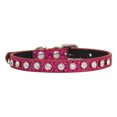 thumbnail image 2 of Trayknick Collier pour Animal de Compagnie Ajustable Réfléchissant Chien Chat avec Strass Sangle de Cou Laisse d'Entraînement pour Animal Fournitures pour Animaux Rouge Rose, 2 of 13