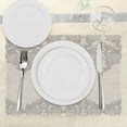 thumbnail image 3 of Ambesonne Taupe Place Mats Set of 4, Retro Delicate Lace Like, Standard Size, Taupe, 3 of 6