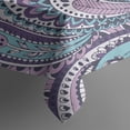 thumbnail image 2 of Purple and Teal Paisley and Floral Pattern Rectangle Tablecloth 60"x120",Waterproof Polyester Rectangle Table Cloth, Wipeable Spillproof Polyester Tablecloth for Dining, Camping, Indoor and Outdoor, 2 of 6