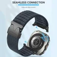 thumbnail image 3 of Bracelet de Sport en Nylon pour Samsung Galaxy Watch 7 Ultra 47mm Boucle Réglable Bracelet pour Galaxy Watch 7 Ultra Bracelet Correa Blanc Galaxy 7 Ultra 47mm, 3 of 6