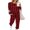 Plaid Black Red, variant on Ekouaer Sweatsuits Womens Loungewear Set Tracksuit Long Sleeve Pajamas Set with Pockets 2 Piece Outfits Lounge Sets