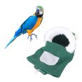 thumbnail image 4 of Christmas Bird Costume, Polyester Material Back Rope Circle Design Green Bird Flight Suit  For Cockatiel For Daily S,M,L, 4 of 8