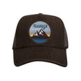 thumbnail image 1 of Top Headwear Courage Patch Straw Adjustable Trucker Hat - Brown, 1 of 2
