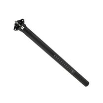 Unique Bargains Bike Suspension Seatpost 27.2x350mm Saddle Post Seats Matte Black Carbon Fiber