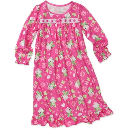 nightgown kitty hello sleeve baby