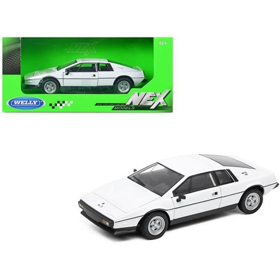 Welly 24034W-WH Lotus Esprit S2 Type 79 Nex Models Series 1-24 Scale Diecast Model Car, White