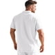 thumbnail image 4 of Blusa y camisa de manga corta con cuello vuelto para hombre, color liso, moda de verano, estampado informal, manga corta, botones, cuello vuelto, bolsillo, camisa de poliéster para hombre, 4 of 9