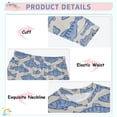 thumbnail image 4 of joogoo Retro Fishes 2 Piece Long Sleeve Tee and Pants Cotton Pajama Set 8Y, 4 of 7