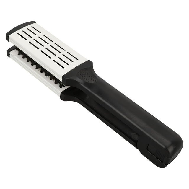Cepillo de pelo con abrazadera de doble cara, cepillo doble para alisar el cabello, cepillo doble para alisar el cabello, peine, plancha de peluquería, diseño de última generación