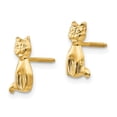 thumbnail image 2 of 14k Madi K Cat Earrings, 2 of 5