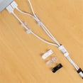 thumbnail image 6 of Vikakiooze 2023 Home Storage and Organization Wire Organizer Fixed Clip Card Network Cable Data Cable Buckle 40PCS, 6 of 6