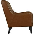 thumbnail image 3 of Tommy Hilfiger Andover Leather Accent Chair Cognac Brown, 3 of 9