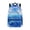 Dolphin Ocean Rainbow Pattern, variant on Chririnla Watercolor Chicken Floral Backpack 17 Inch School Bag for Teen Boys and Girls Hiking Camping Travel Bag