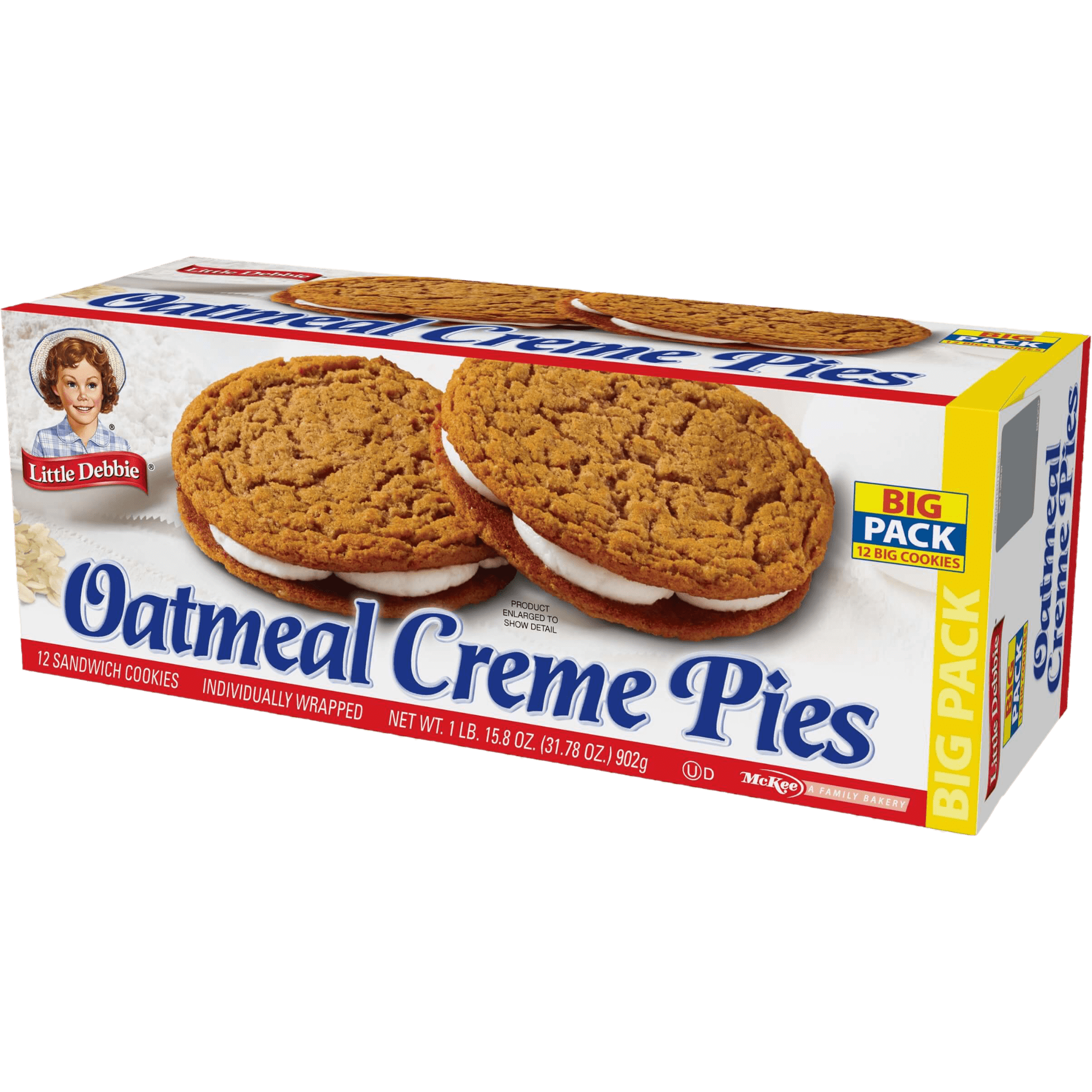 Buy Little Debbie Oatmeal Creme Pies, 6 Big Pack Boxes Online at Lowest