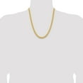 thumbnail image 2 of Diamond2Deal 14K Yellow Gold 6.75 mm Solid Miami Cuban Link Chain Necklace for Mens 22", 2 of 7