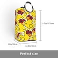 thumbnail image 3 of Vsdgher Duck with Star Sunglasses Print Square Laundry Bag Large Collapsible Dirty Clothes Bags With Handles Waterproof Essentials Storage For College Dorm, Family, 3 of 6