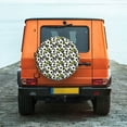 thumbnail image 6 of Gukieu Soccer and Football Print Car Tire Cover, Adjustable Waterproof and Dustproof Tire Protection Cover, Suitable for SUV, Truck, Van-15 inch, 6 of 6