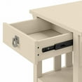 thumbnail image 6 of Bush Furniture Salinas 18" x 20" End Table, Antique White SAT118AW-03, 6 of 8