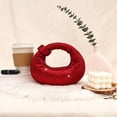 thumbnail image 2 of Remanland Women's Satin Evening Crescent Handbag, Red, 2 of 5