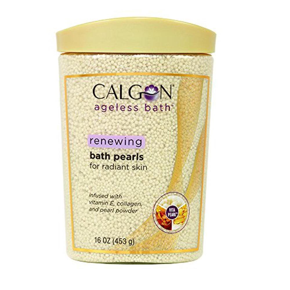 Calgon Ageless Bath Renewing Bath Pearls, 16 oz