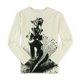 thumbnail image 1 of Aeropostale Boys Tiger Ski Camiseta gráfica, blanco roto, 5, 1 of 1