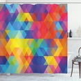 thumbnail image 1 of Ambesonne Digital Shower Curtain, Geometric Blurry Art, 69"Wx70"L, Multicolor, 1 of 3