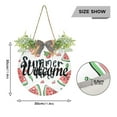 thumbnail image 3 of Watermelon Summer Time Welcome Sign for Front Door Wreath Door Sign for Farmhouse Porch Decoration Indoor Outdoor, 3 of 7