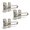 Satin Nickel, variant on Mega Handles Safety Door Lock 2026 Version, Heavy-Duty Zinc Alloy 4.2" Door Lock, Door Stopper for Kids (Satin Nickel)