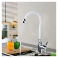 thumbnail image 3 of Silica Gel Nose Kitchen Sink Faucet Multiple Colors Available Hot Cold Water Mixer Tap Any Direction Rotating Deck Mount ,Easy to Install, 3 of 7